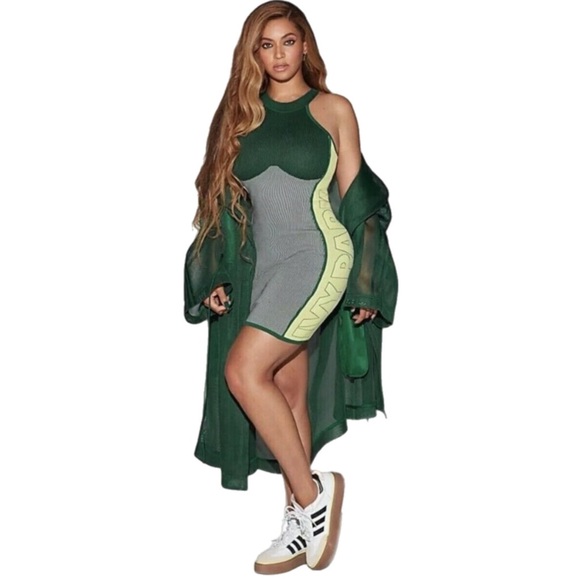 Adidas x Beyoncé Ivy Park Knit Bodycon Dress - Picture 1 of 9